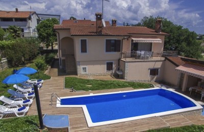 Hiša z bazenom, pogled na morje, Kaštelir, Istra 2