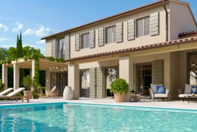 Een sprookjesachtige villa met zwembad in aanbouw gelegen in de idyllische omgeving van centraal Istrië. 2
