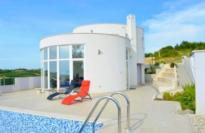 Villa moderna con vista sul mare, Buie, Istria, Croazia 4