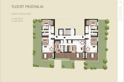 Exklusiv lägenhet på bottenvåningen med en stor trädgård, Luxury Residence Novigrad 9