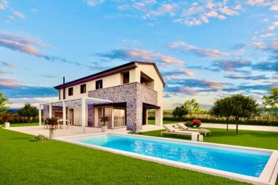 Tomt 4500 m2 med bygglov för villa 180 m2, unik möjlighet, Barban, Istrien, Kroatien 5