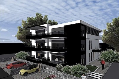 Beautiful apartment on the ground floor with a garden, by the sea, Medulin, Istria, Croatia - under construction 3