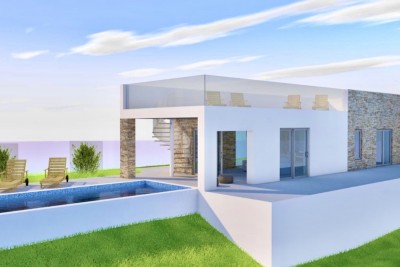 Baugrundstück 741 m2 im Zentrum von Istrien, für den Bau einer Villa mit Swimmingpool, Karojba, Istrien 11